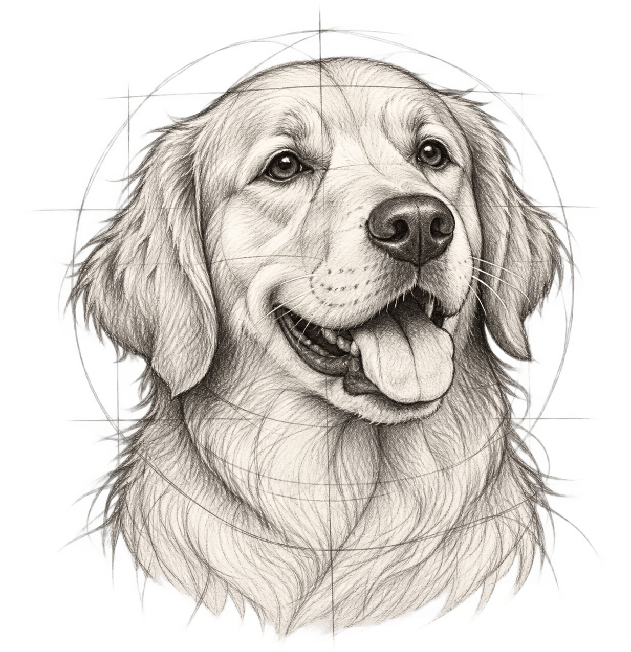 Dog sketch sample